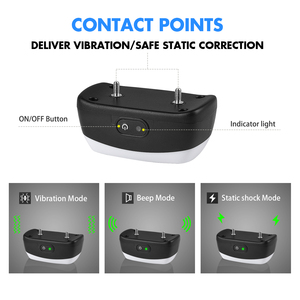 Para Mascotas entrenador eléctrico recargable USB gato <span class=keywords><strong>Collar</strong></span> de entrenamiento con Control remoto - Product Image 5