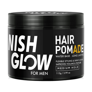 NISHGLOW Base d'eau brillante tenue moyenne Cologne hommes coiffant la cire pour cheveux pommade crème pâte pour OEM - Product Image 3