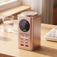 Chargeur magnétique GaN 360W avec QC3.0 et affichage numérique intelligent pour iPhones, téléphones portables, écouteurs, ordinateurs portables et plus encore
