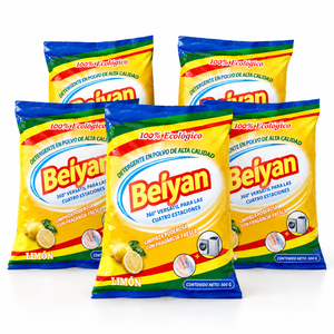 Detergente en <span class=keywords><strong>Polvo</strong></span> Ecológico al por Mayor 500g, Bajo Precio, Aroma a Limón, Alta Espuma para el Mercado de Limpieza del Hogar en África - Product Image 1