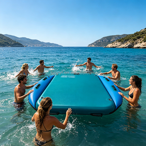 Hailebao Plateforme Flottante Gonflable en PVC Drop-stitch pour Yoga et Lutte, Épaisseur 0,7 mm, Écologique, Durable, Portable et Pliable pour Piscine - Product Image 4