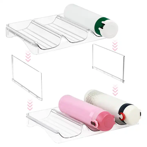 Porte-<span class=keywords><strong>bouteilles</strong></span> à 4 niveaux Porte-<span class=keywords><strong>bouteilles</strong></span> d'eau empilable Organisateur de <span class=keywords><strong>bouteilles</strong></span> d'eau <span class=keywords><strong>pour</strong></span> réfrigérateur Armoire de <span class=keywords><strong>cuisine</strong></span> - Product Image 3
