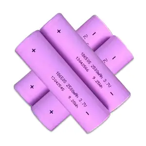 סוללת ליתיום 18650 2600mAh תא 10A רובוט מטאטא פריקה באמצעות סוללות אחסון אנרגיה