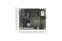 Chipboard Dfrobot Lattepanda Iota seukuran telapak tangan X86 komputer papan tunggal Intel N150 prosesor Quad-core, 8gb Lpddr5 Ram, 64gb Emmc