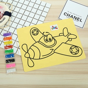 ใหม่ 3D ทราย Art ชุด Unisex DIY หัตถกรรมสําหรับเด็กวาดของเล่นสําหรับ 2-4 และ 5-7 ปีการศึกษาคุณลักษณะกล่องบรรจุ - Product Image 4