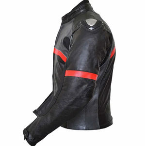 Blousons de moto en cuir véritable respirant pour hommes avec protection supérieure contre les chutes, course, Cordura, service OEM et ODM - Product Image 3