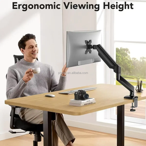 Bán buôn áp suất khí mùa xuân màn hình cánh tay Riser đứng 13-32 inch bảng màn hình khung triển lãm bàn gắn kết - Product Image 6