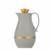 Bouteilles d'eau isothermes portables de 1000 ml grande capacité avec couvercle, style arabe, isolation 12-24 heures, vente en gros pour la maison