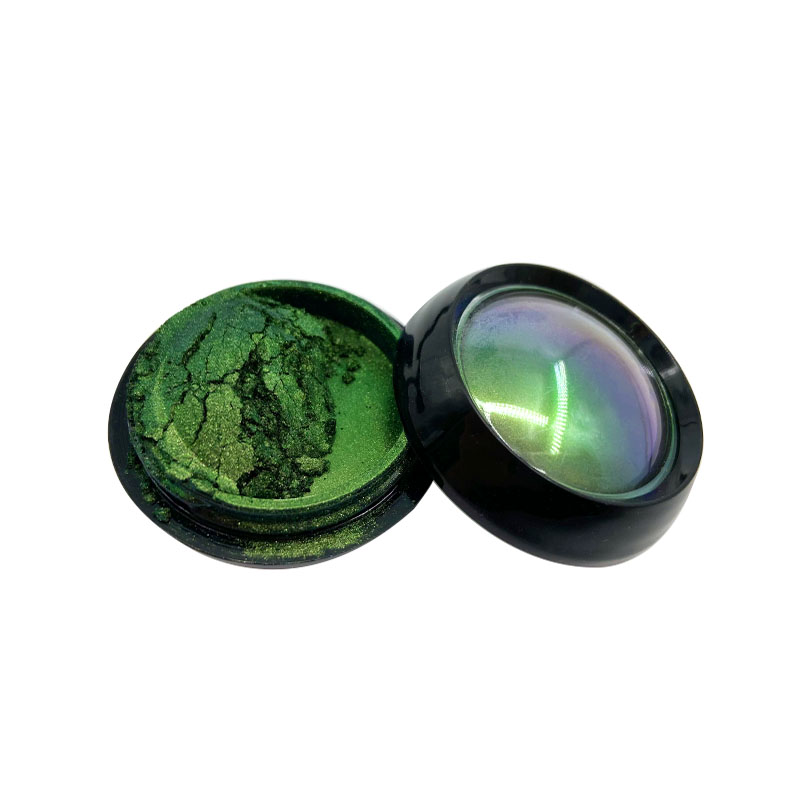 gold to green optical variable ink