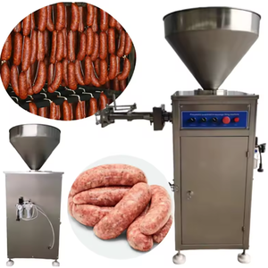 Máquina Industrial Automática para Rellenar y Retorcer Salchichas, Eléctrica y Neumática, para Salami, <span class=keywords><strong>Salchicha</strong></span> y Hot Dog - Product Image 3
