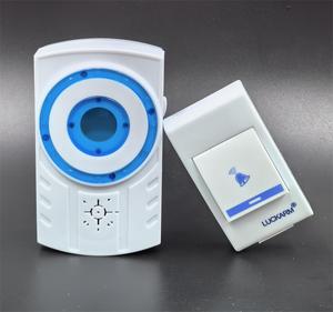 Sonnette sans fil moderne avec récepteur <span class=keywords><strong>carillon</strong></span> de porte enfichable pour appartement, école, hôpital, alimenté par batterie - Product Image 3