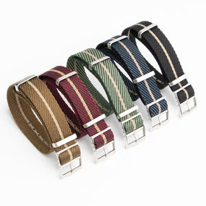 <span class=keywords><strong>Bracelet</strong></span> de montre en nylon sergé premium à boucle simple, 19 21 20 <span class=keywords><strong>22</strong></span> <span class=keywords><strong>mm</strong></span>, <span class=keywords><strong>bracelet</strong></span> long, bande de montre en tissu sport, réglage en une seule pièce - Product Image 6