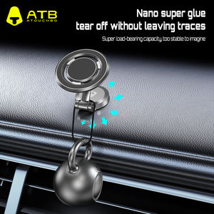 Soporte de teléfono de coche giratorio 360 magnético superfuerte de aleación personalizada para iPhone 14 Pro Max soporte de coche magnético - Product Image 3