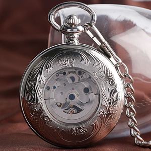 Montre de poche <span class=keywords><strong>Elodie</strong></span> Antique en alliage doré et argenté, grand format, avec bracelet, style rétro, à quartz, cadeau, vente chaude - Product Image 5