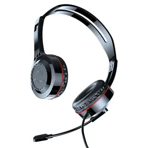 Professional Noise Cancelling Call Center Telephone Headset Business Office Home PC Computer Audio Jack USB Wired Headset