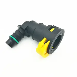 OEM Original Factory Supplier SAE 12.61 Quick Connectors 90 degrees Safety lock quick coupling Nylon fuel line connectors