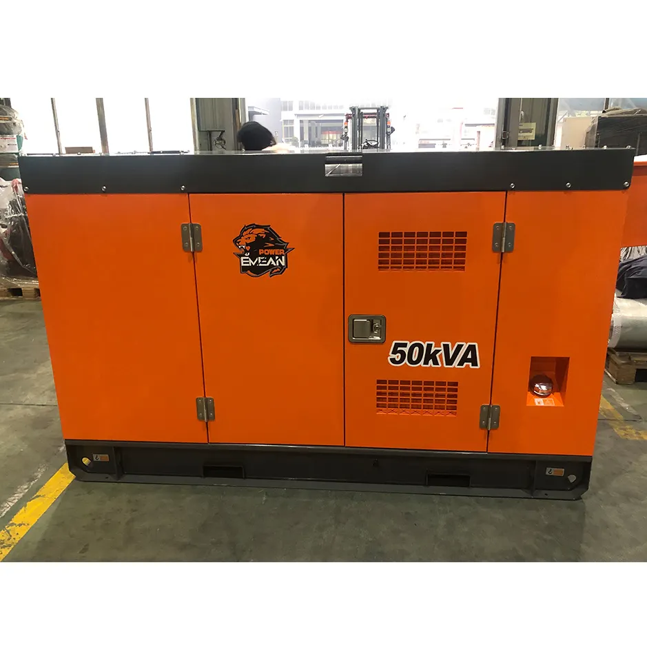 50 kw silent diesel generator 50 kva 50kw price 60hz rental generator diesel set with built-in ats controller