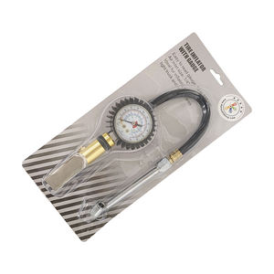 Inflador de Neumáticos Neumático Profesional de 0-220 PSI, Manómetro de Precisión de Alta Resistencia con Manguera de Goma Reforzada - Product Image 6
