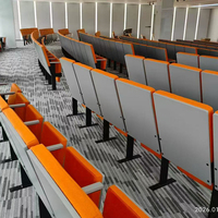 Chaises inclinables modernes en tissu, vente chaude, sièges pour auditorium, église, stade, cinéma, salle de théâtre, école, maison, bureau