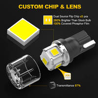 NAO Auto LED-Licht T10 T15 T20 Kfz-Lampe P21W 3157 Focos LED-Innenraum 12V Faros LED Para Auto W5W T10 LED Canbus