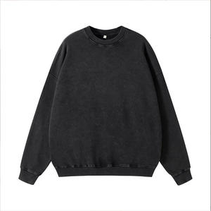 Sudadera con capucha de Otoño de peso pesado para hombre 420g Unisex lavado ácido personalizado 100% algodón de gran tamaño - Product Image 4