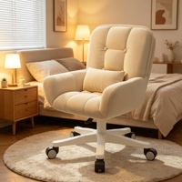 Chaise mobile rotative de luxe au design nordique moderne avec certification CE européenne - Chaise de bureau pour hôtel, appartement