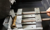 Machine de découpe d'échantillons métallographiques et pétrographiques SQ-100 Yisite, manuelle, en acier inoxydable, à chambre fermée, équipement de laboratoire de haute performance