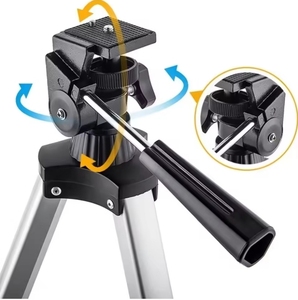 Télescope réfracteur astronomique 400 mm/70 mm - FMC pour enfants débutants avec trépied en métal, adaptateur pour <span class=keywords><strong>téléphone</strong></span>, télécommande <span class=keywords><strong>sans</strong></span> <span class=keywords><strong>fil</strong></span> - Product Image 3
