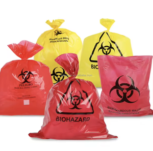 <span class=keywords><strong>Sacchi</strong></span> in Plastica HDPE Gialli Rinforzati Personalizzabili - <span class=keywords><strong>Sacchi</strong></span> per Rifiuti Biologici per Strutture Sanitarie - Product Image 2