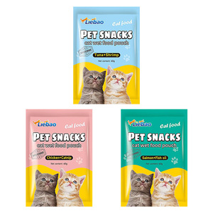 Liaobao Cat Strip Snack per Gattini e Gatti Giovani, Alimento Umido per Animali Domestici Miao Xian Bao, Confezione Intera da 60g - Product Image 1