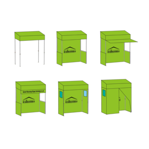 Lều Lều Trưng Bày Thương Mại Nhỏ Gấp Gọn Khung Thép 1, 2, 4M Giá Xuất Xưởng Ngoài Trời - Product Image 3