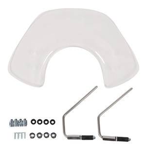 Pare-brise de moto en acrylique et acier au carbone, déflecteur de vent pour <span class=keywords><strong>scooter</strong></span>, remplacement pour GTS 300 250 125 Super 125-300 All Y - Product Image 2