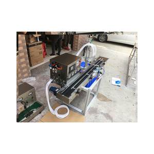 Machine de remplissage automatique de liquides moussants par le bas pour convoyeur de bureau, 4 buses, pour détergent et fluides - Product Image 2