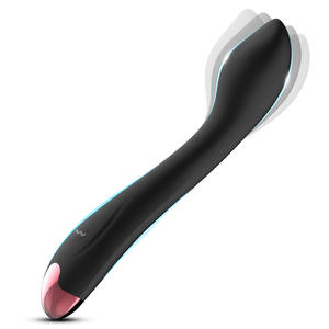 USB 충전식 여성 음핵 자극 AV 스틱 10 주파수 방수 진동기 G-Spot 손가락 마사지 - Product Image 5