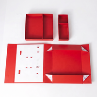 Boîte à sushi haut de gamme personnalisée, écologique, recyclable, en carton magnétique, avec compartiments pour sauces, pour la restauration