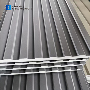 Custom PU/PIR Aluminum Metal Carved Composite Waterproof Insulated SIP <strong>Roof</strong> Exterior Wall <strong>Sandwich</strong> <strong>Panel</strong> House Outdoor - Product Image 1