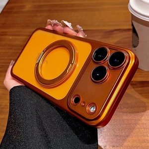 เคสโทรศัพท์มือถือแบบแม่เหล็กหมุนได้ สีดั้งเดิม ผิวด้าน ป้องกันกล้อง สำหรับ iPhone 17 16 15 Pro Max - Product Image 1