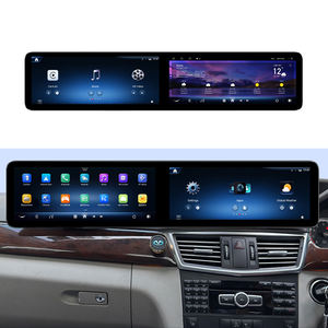 Système CarPlay à double écran de 25,6 pouces pour lecteur DVD de voiture 1 Din, navigation GPS Android, <span class=keywords><strong>Mercedes</strong></span> E <span class=keywords><strong>GLK</strong></span> W212 09-15, conduite à droite - Product Image 1