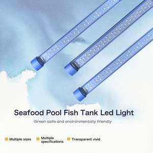 220V Waterdichte <span class=keywords><strong>Led</strong></span> Lamp Voor Vierkante Vijver <span class=keywords><strong>Aquarium</strong></span> Duurzaam Blauw Metaal Gemakkelijk In Te Pakken Plastic Doos Inbegrepen - Product Image 6