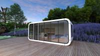 Casa Prefabricada Expandible de 20 pies/40 pies, Contenedor Móvil con Baño y Cocina, en Venta, de Lujo, Impermeable, Ecológica y con Energía Solar