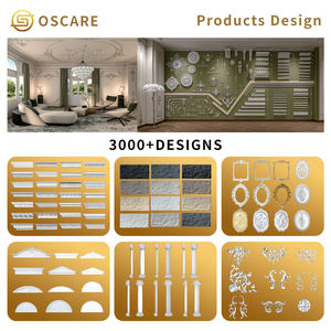 Meilleure vente de décoration de moulage d'angle en polyuréthane européen pour Villa Bande décorative étanche à l'humidité de haute qualité facile - Product Image 2