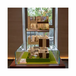 室内模型专业建筑模型别墅模型定制发光二极管照明起落