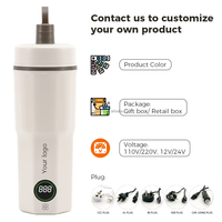 Smart Mini 500ml en acier inoxydable rechargeable bouilloire électrique portable voyage USB chaudière à eau chaude pour thé café