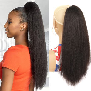 <span class=keywords><strong>Coiffure</strong></span> synthétique 22 pouces YaKi Extension <span class=keywords><strong>de</strong></span> <span class=keywords><strong>queue</strong></span> <span class=keywords><strong>de</strong></span> <span class=keywords><strong>cheval</strong></span> droite Extension <span class=keywords><strong>de</strong></span> <span class=keywords><strong>queue</strong></span> <span class=keywords><strong>de</strong></span> <span class=keywords><strong>cheval</strong></span> avec cordon <span class=keywords><strong>de</strong></span> serrage pour femmes - Product Image 1