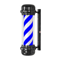 2024 Faible quantité minimale de commande Usine Directe Barber Shop Pole Led Lumière À L'intérieur Extérieur
