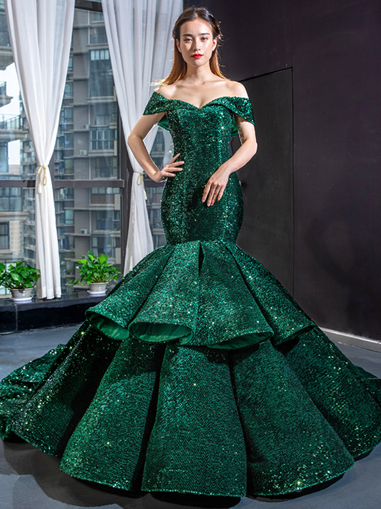 elegant tube ball gown