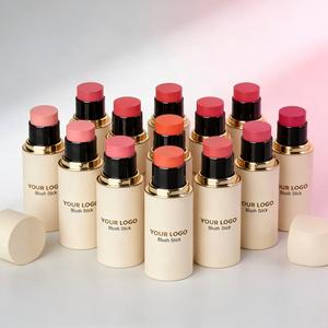Maquillage pour le visage, logo personnalisé OEM, pigmentateur, surligneur, contour, blush pour les joues, marque privée, 14 couleurs, stick de blush crème, usine cosmétique ODM - Product Image 3