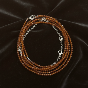 Collana di Meditazione in Cristallo Naturale Intagliato di Alta Qualità a Prezzo di Fabbrica, <span class=keywords><strong>Pietra</strong></span> Occhio di Tigre Unakite, Regalo per Donna - Product Image 2