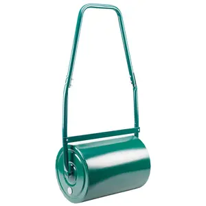 Heavy Duty 30L Steel Water Sand Filled Garden Grass Lawn Roller