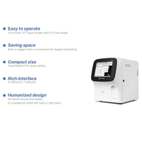 Analizador de Hematología DYMIND DF55 Mini de 5 Partes, Analizador de Sangre CBC, Ideal para Laboratorios Pequeños y Medianos